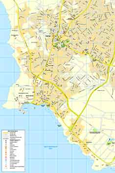 street map of pafos in cyprus